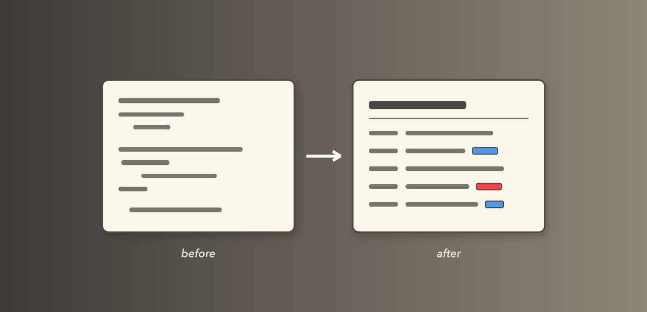 Notes an agent can read: the resolution gap between what you wrote and what you meant